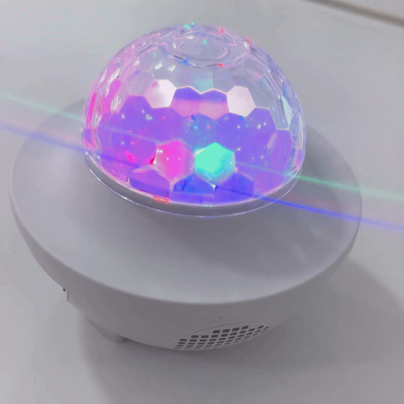 Beyaz Bluetooth Hoparlörlü Galaxy Projektör – Evinizde Yıldızlı Gece Keyfi