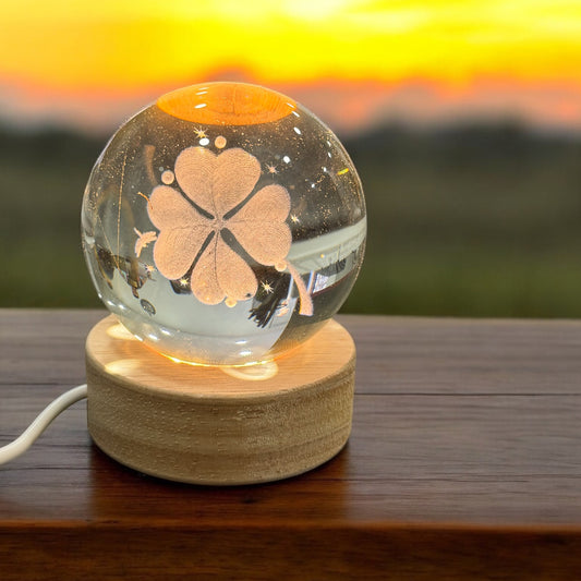 USB Işıklı Küre 3x3 | Dekoratif Motifli LED Küre - 4 Farklı Desen Seçeneği
