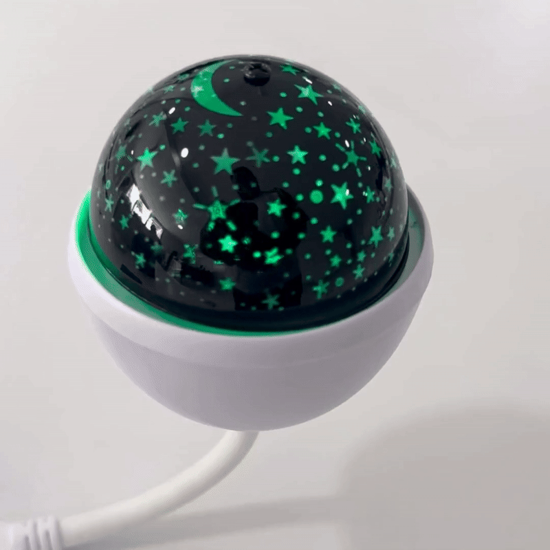 USB Girişli Küçük Boy Galaxy Projektör – Evde Yıldızlar Altında Bir Gece